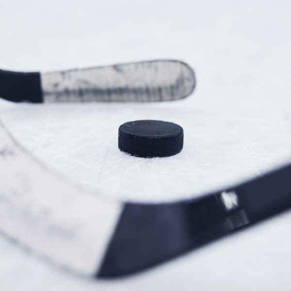 Hockey Background Closeup