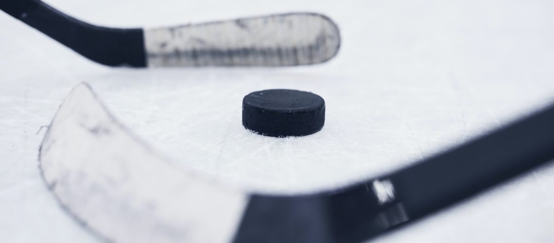 Hockey Background Closeup